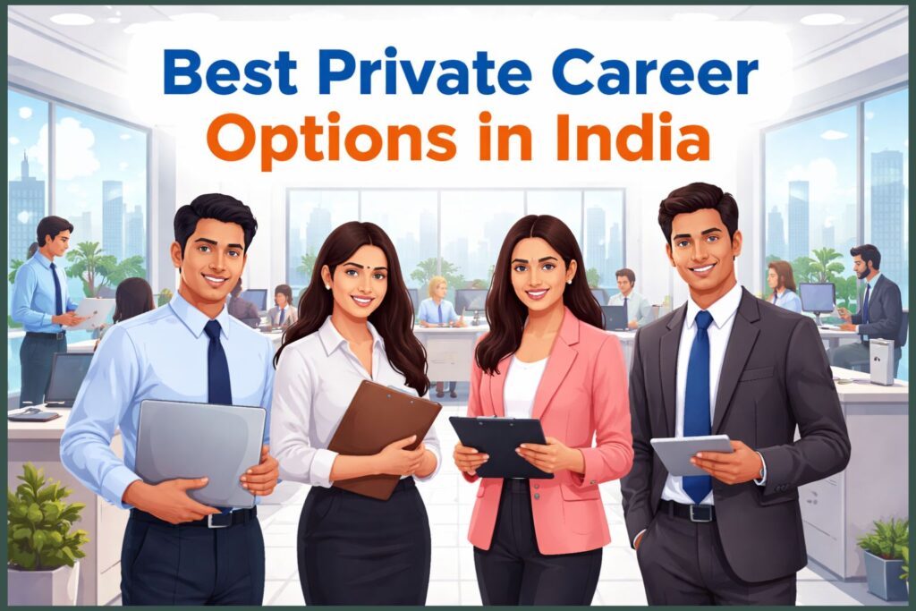 Best private career options in India for students and freshers