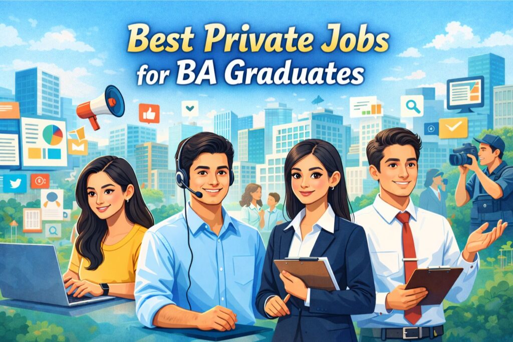 Best Private Jobs for BA Graduates in India career options in private sector