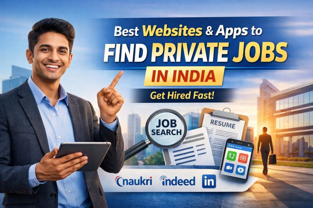 Best websites and apps to find private jobs in India including Naukri, Indeed and LinkedIn job portals