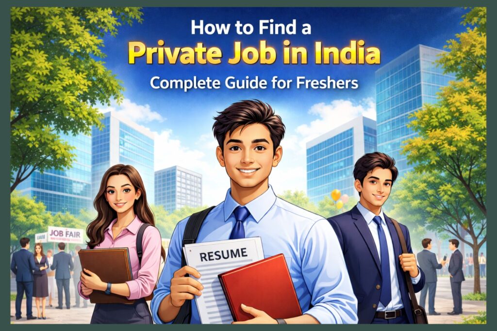 How to find a private job in India complete guide for freshers
